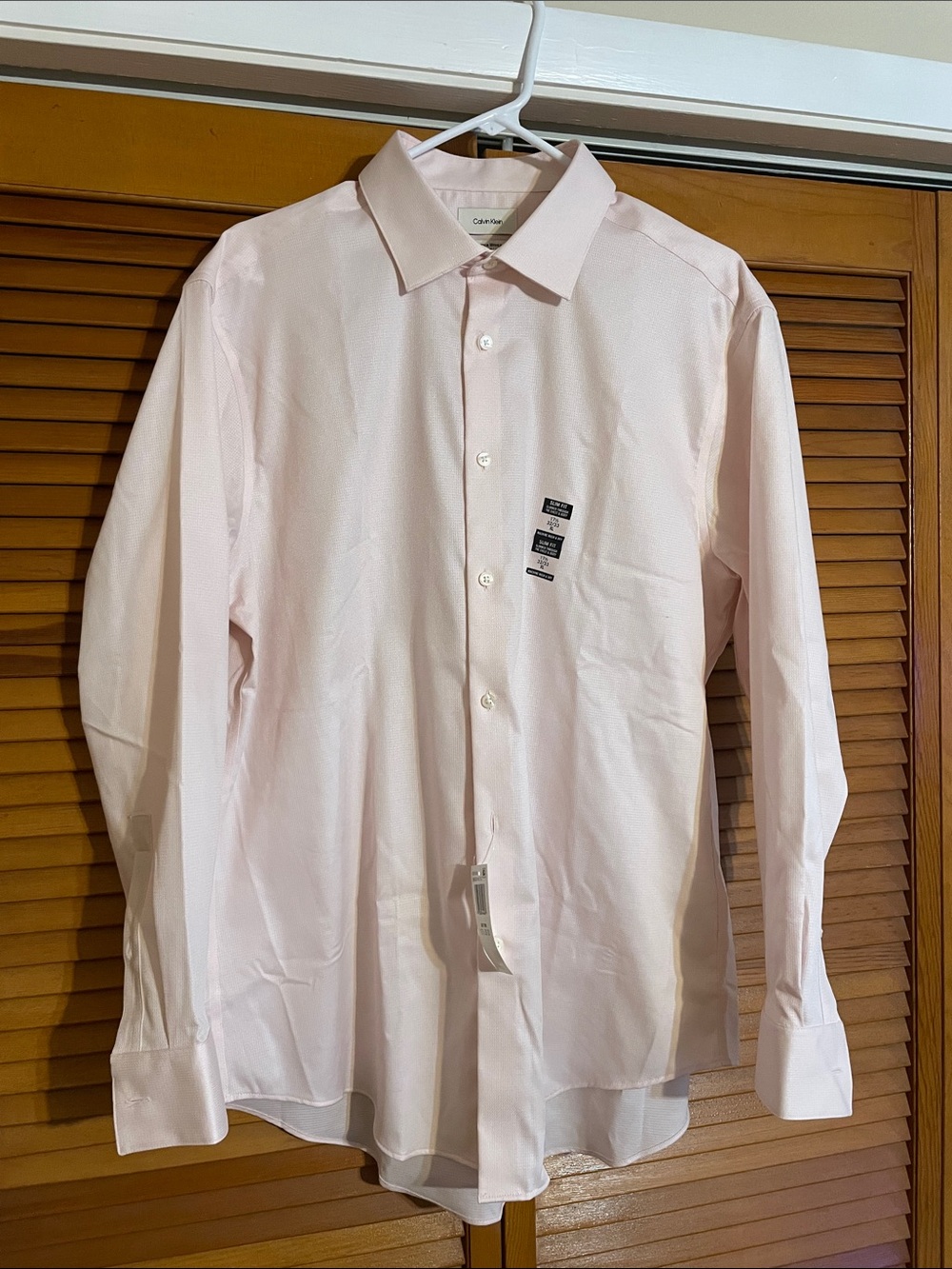 Calvin Klein Pale Pink Men's Dress Shirt | Size: XL